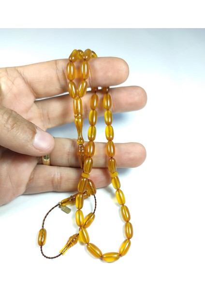 Mehmet Mercan Usta Işi Imzalı 0.6mm Şeffaf Delim Sıkma Kehribar Model No 3288 indirimleri