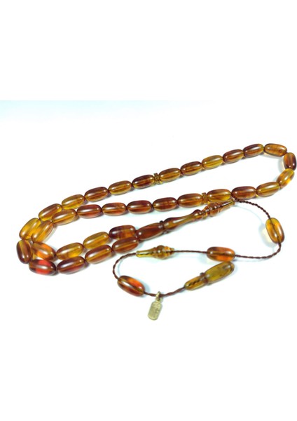 Ayhan Turan Usta Işi Imzalı 0.6 mm Şeffaf Delim Sıkma Kehribar Model No 3245 fiyatları