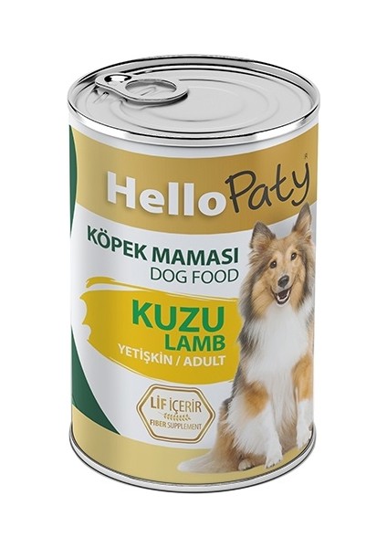 Yetişkin Kuzu Etlı Köpek Konserve Maması 24 Adet x 415 gr