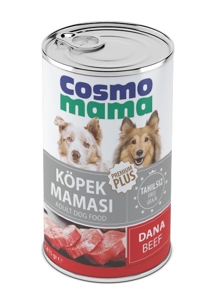 Yetişkin Dana Etlı Köpek Konserve Maması 24 Adet x 415 gr