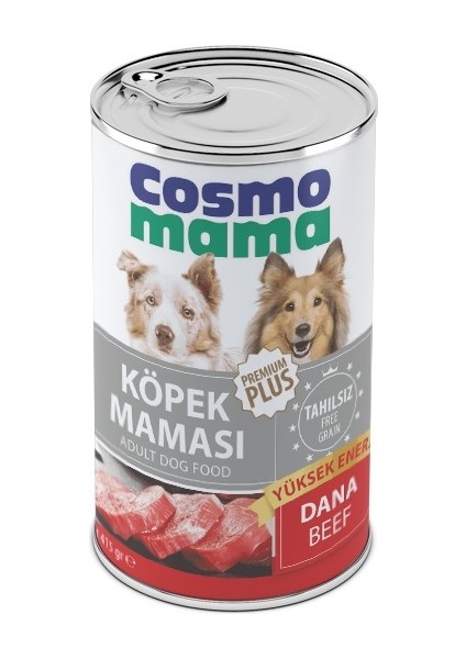 Yetişkin Yuksek Enerjı Dana Etlı Köpek Konserve Maması 24 Adet x 415 gr