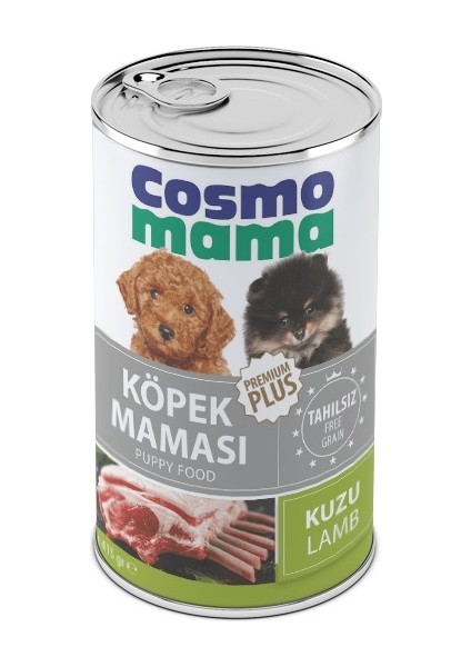 Yavru Kuzu Etlı Köpek Konserve Maması 24 Adet x 415 gr