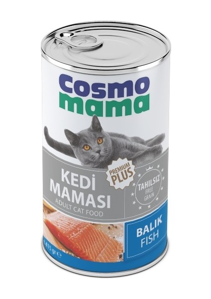 Yetişkin Balık Etlı Kedı Konserve Maması 24 Adet x 415 gr