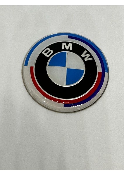 Bmw Direksiyon Logo 45MM (50.yıl Mavi Beyaz) 4,5 cm