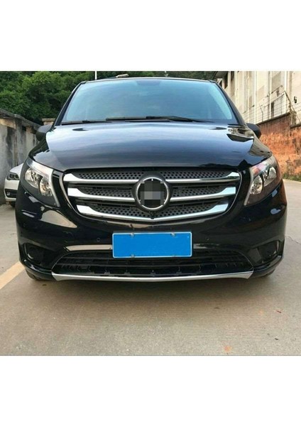 Mercedes Vito W447 2014 Sonrası Ön Tampon Alt Koruma Krom