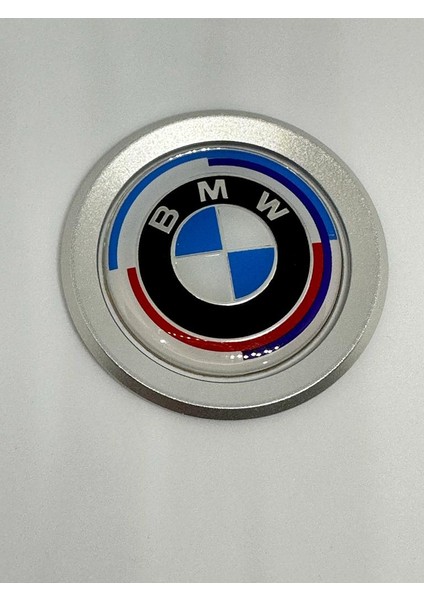 Bmw Direksiyon Logo 45MM (50.yıl Mavi Beyaz) 4,5 cm