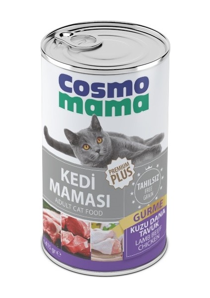 Yetişkin Gurme Etlı Kedı Konserve Maması 24 Adet x 415 gr