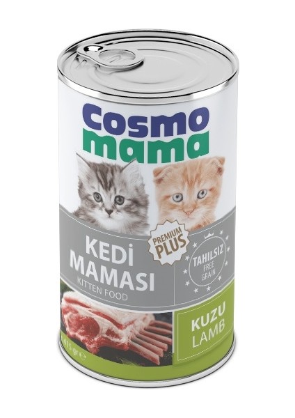 Cosmo Mamayavru Kuzu Etlı Kedı Konserve Maması 24 Adet x 415 gr