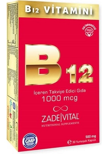 Vitamin B12 1000 Mcg 30 Kapsül