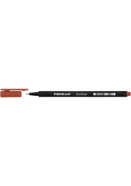 Fineliner 0.4 mm Keçe Uçlu Kalem Kahverengi