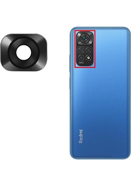 Xiaomi Redmi Note 11S Uyumlu Kamera Lensi Camı Büyük 2201117SG 2201117SI 2201117SY 2201117SL