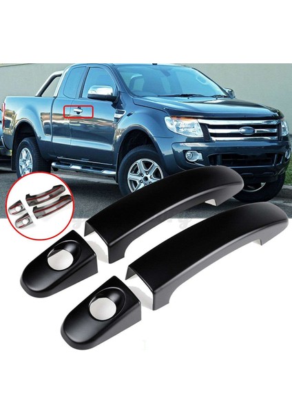 Ford Ranger 2012 Sonrası Kapı Kolu Abs Siyah