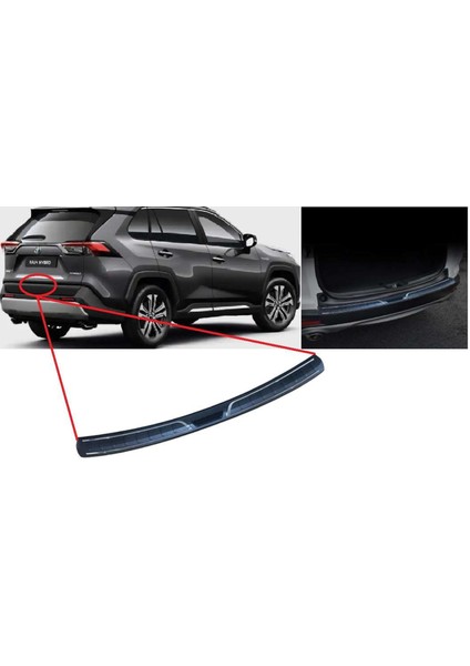 Toyota Rav 4 2019 Sonrası Arka Tampon Eşik Koruma Abs