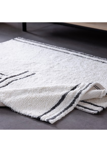 Doquhome Dora Banyo Paspası Krem&antrasit 60X100CM