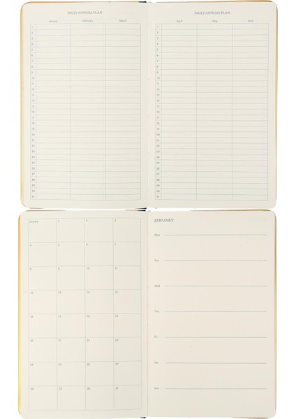 Monaco Vegan Deri Sert Kapak Defter 13 x 21 cm Çizgili Pudra fırsatları