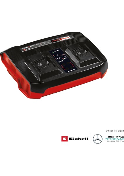 18V 3A Power-X-Twincharger, İkili Şarj Cihazı