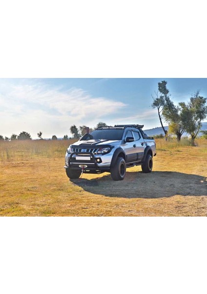 Mitsubishi L200 Ön Tampon Koruma Demiri Siyah 2007-2021 PST15