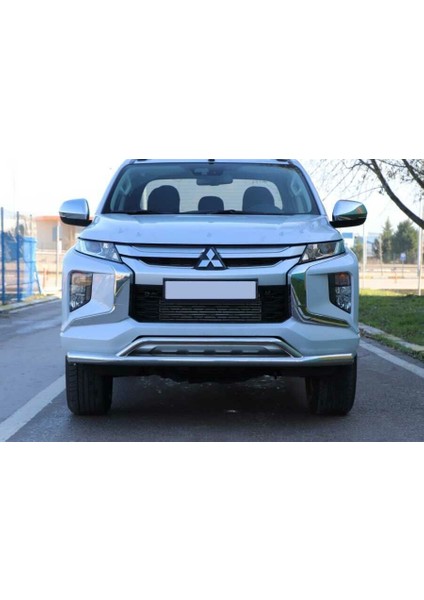 Toyota Revo Off Road Tampon Koruma Demiri Krom Çiftli Bıyık 2006+ PST17 modelleri