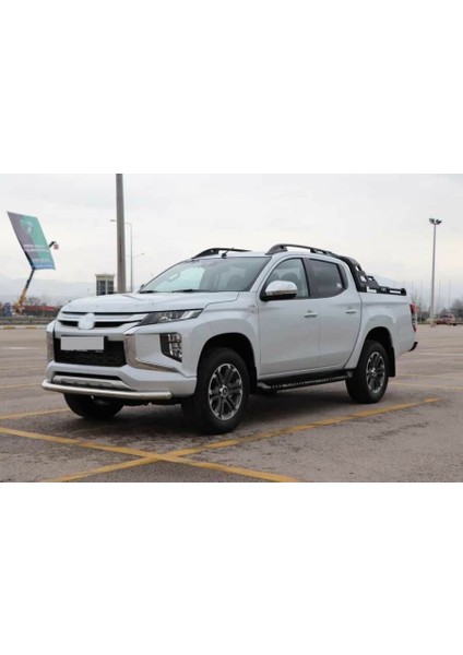 Mitsubishi L200 Ön Tampon Koruma Demiri Krom Tekli Bıyık 2007+ PST19 fiyatları