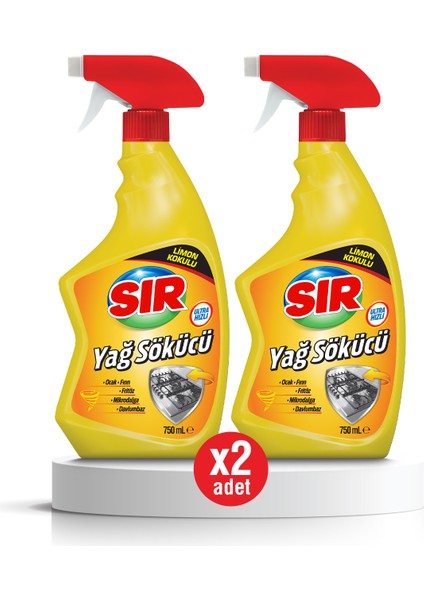 Yağ Çözücü Mutfak Limon 2'li