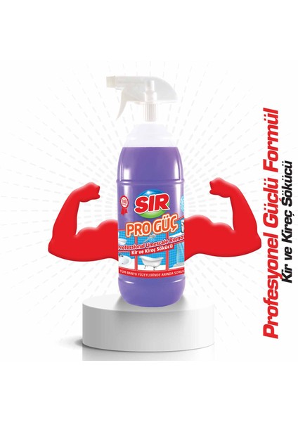 Pro Güç Kir ve Kireç Sökücü 1000 ml 3 Adet