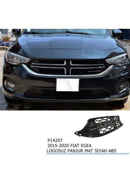 Fiat Egea Logosuz Panjur Mat Sıyah Abs 2015-2020