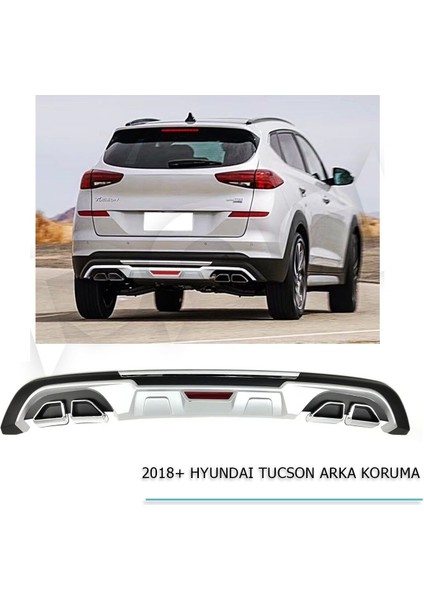 Drs Tuning Hyundai Tucson Arka Koruma Difüzör 2018+