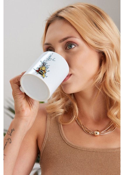 Pikachu Thor Model Baskılı Özel Baskı Tasarım Porselen Kupa Mug Bardak Hediyelik
