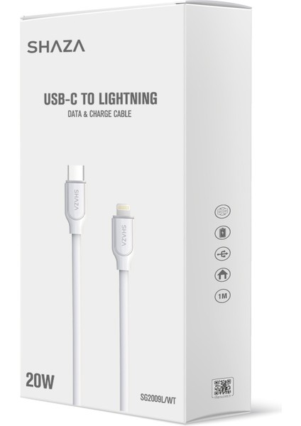 USB C- Lightning 1m 27W Destekli Şarj ve Data Kablosu SG2002L/WT fiyatları