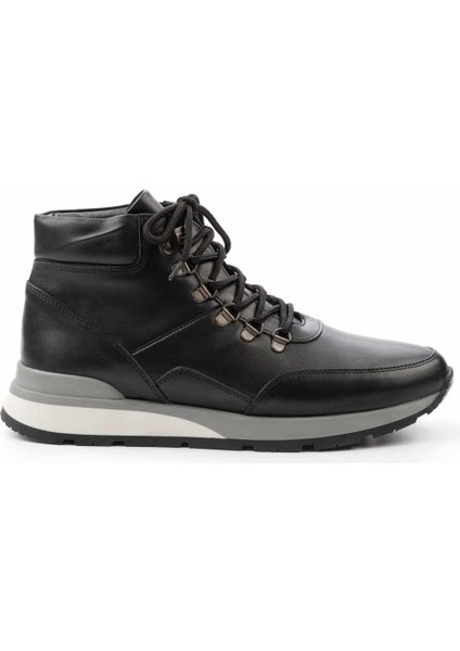 Siyah Leather Erkek Bot & Bootie E02556070803