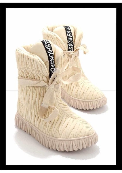 Nude Kumaş Kadın Bot & Bootie K02185410104