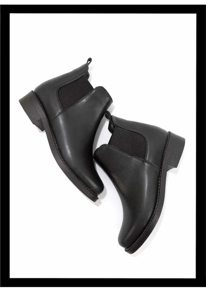 Siyah Kadın Bot & Bootie K02156045809
