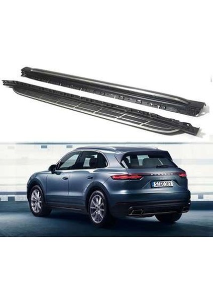 Porsche Cayenne 2018 Sonrası Yan Basamak Square Style