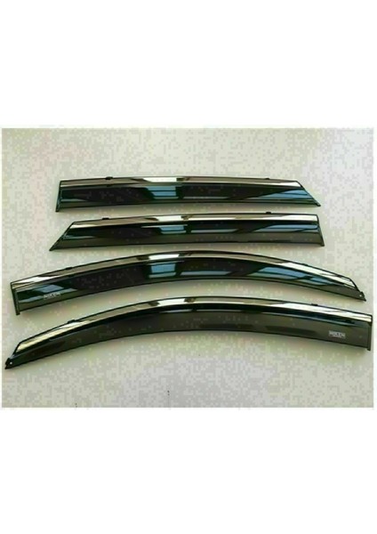 Niken Hyundai Santa Fe 2018- Kromlu Cam Rüzgarlığı 4lü