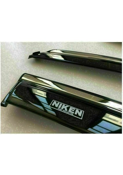 Niken Hyundai Santa Fe 2018- Kromlu Cam Rüzgarlığı 4lü modelleri