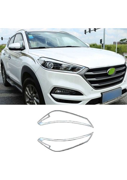 Hyundai Tucson 2015 2018 Ön Far Kaplama Abs Krom fiyatları
