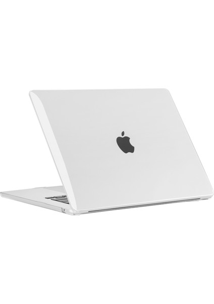 Cep Case MacBook Air 15' 2023 M2 A2941 Kılıf Hava Kanallı 360 Derece Kristal Şeffaf Koruyucu Kapak