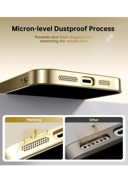Apple iPhone 15 Pro Kılıf Magsafe Wireless Şarj Destekli Parlak Titanium Renkli Kenarlı Arkası Şeffaf Case indirimleri