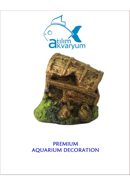 Batmış Hazine Sandığı Akvaryum Dekoru 7X7X6CM fiyatları