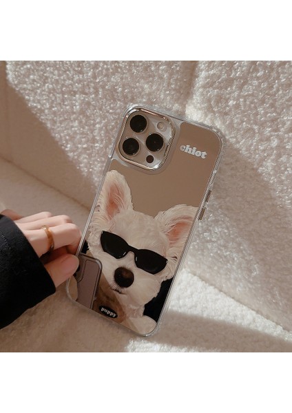 Apple 14PRO Cep Telefonu Kılıfı Max Güneş Gözlüğü Köpek IPHONE14 Her Şey Dahil 13 Gelgit Serin Kişilik 11 Ayna 12 Için Uygun (Yurt Dışından) fırsatları
