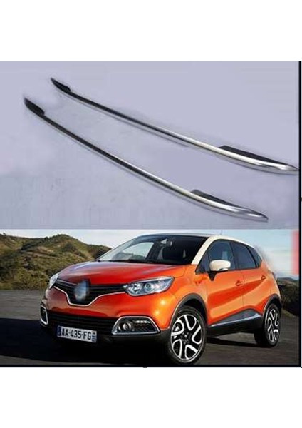 Renault Captur 2014 2017 Tavan Çıtası Gümüş