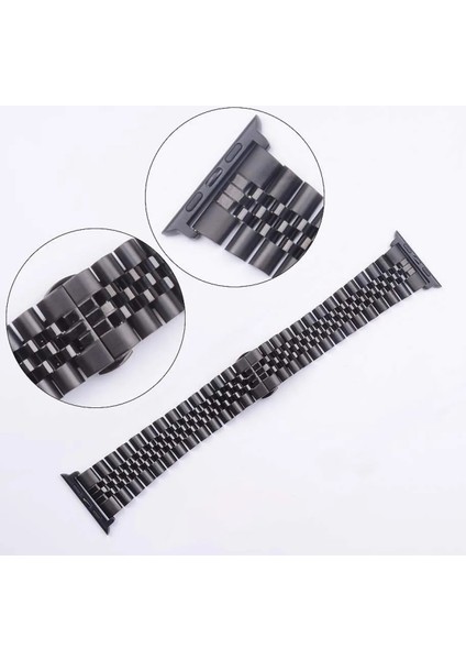 Apple Watch Uyumlu 49-45-44-42MM Rolex Metal Kordon
