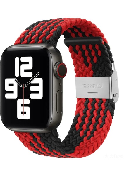 Apple Watch Uyumlu Yeni Ayarlanabilir Örgülü Esnek Kordon 40MM 41MM 438MM Pr Pro 2043