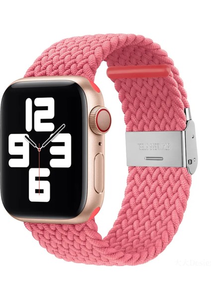 Apple Watch Uyumlu Yeni Ayarlanabilir Örgülü Esnek Kordon 40MM 41MM 438MM Pr Pro 2047