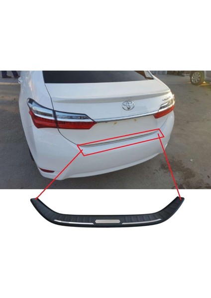 Toyota Corolla 2014 2018 Arka Tampon Eşik Koruma