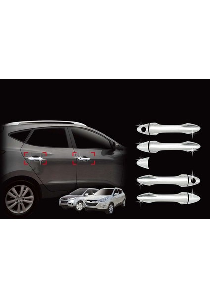 Hyundai IX35 2010 Sonrası Kapı Kolu Abs Krom fiyatları