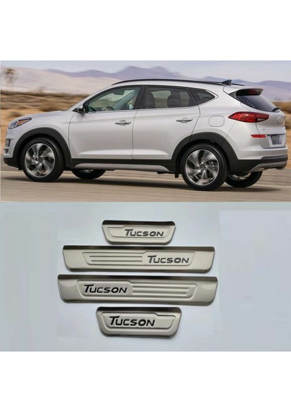 Hyundai Tucson 2015 2020 Dış Kapı Eşiği Krom
