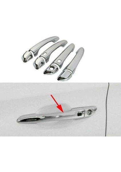 Hyundai Tucson 2015 Sonrası Kapı Kolu (Sensörlü) Abs Krom