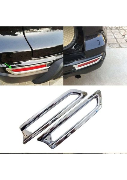 Honda Cr-V 2010 2012 Arka Reflektör Reflektör Çerçevesi Krom