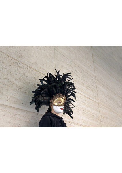 Eyes Wide Shut - Mandy - Tüylü Venedik Maskesi